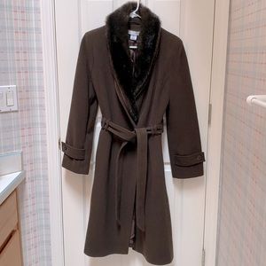 Brown La Boutique Wool Coat
